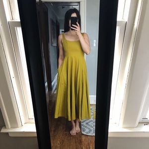 Free People A-Line Midi Dress